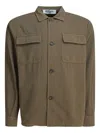 Altum Green Cotton Jacket In Green