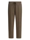 Altum Drawstring Side-panel Trousers In Green
