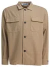Altum Beige Cotton Jacket In Brown