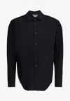 Altum Logo-embroidered Buttoned Shirt In Black