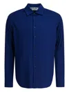 Altum Logo-embroidered Buttoned Shirt In Blue