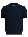 Altum Cotton Polo Shirt In Short Sleeves In Blue