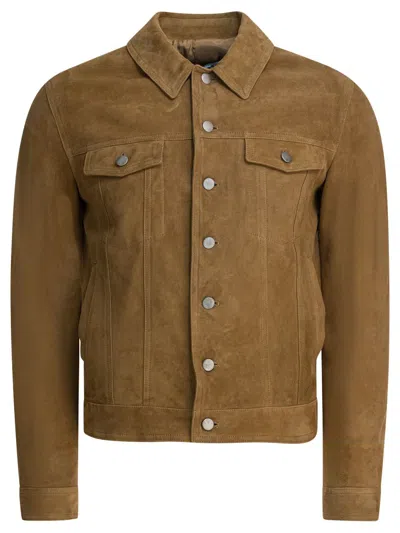 ALTUM ALTUM OVERSHIRT JACKET IN SUEDE
