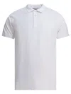 Altum Short-sleeve Cotton Polo Shirt In White