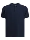 Altum Short-sleeve Buttoned Polo Shirt In Black