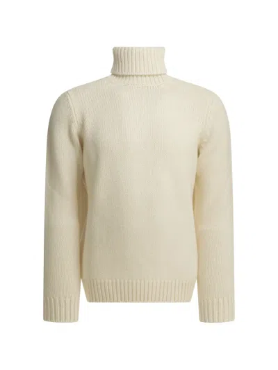 Altum Ribbed-knit Roll-neck Sweater In Neutral