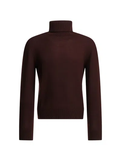 Altum Cashmere Turtleneck Sweater In Burgundy