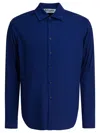 Altum Logo-embroidered Buttoned Shirt In Blue