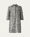 Altuzarra Adams Leopard Silk-blend Coat In Antique Pearl Leopar