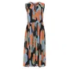 Altuzarra Aether Tie-dye Midi Dress In Multicolor Polyester In Multi