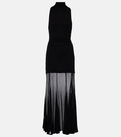 Altuzarra Alicka Jersey Cocktail Dress In Black
