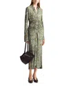 Altuzarra Claudia Dress In Monstera Marbled