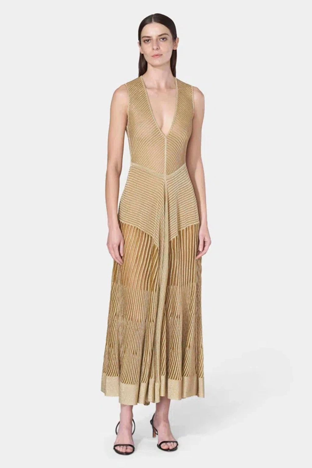 altuzarra gold dress Anastasia In Fashion