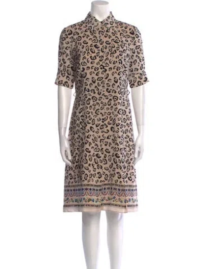 Pre-owned Altuzarra Animal Print Knee-length Dress