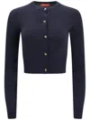 Altuzarra Napoline Knit Jacket In Blue