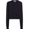 Altuzarra Arlette Merino Wool Blend Cardigan In Blue