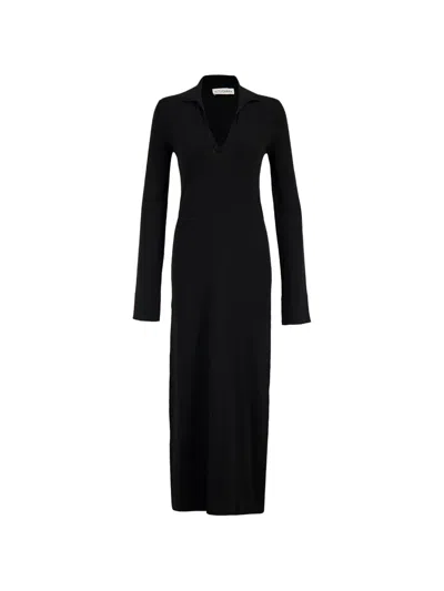 Altuzarra Arp Long-sleeve Maxi Dress In Black