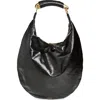 Altuzarra Athena Leather Hobo Bag In Black
