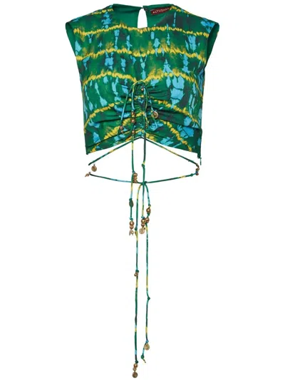 ALTUZARRA AYANA FRONT-FASTENING TOP