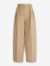Altuzarra Balloon Cotton Pants In Brown