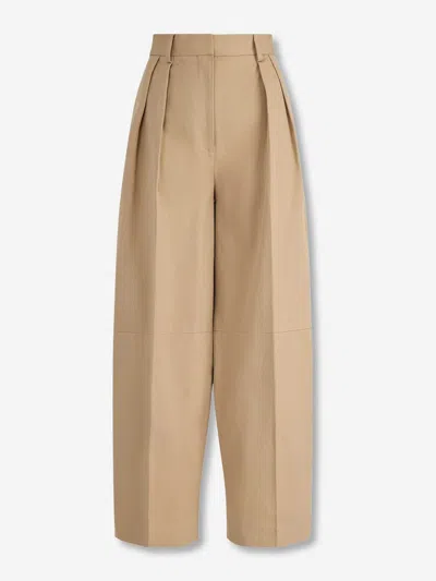 Altuzarra Balloon Cotton Pants In Nude