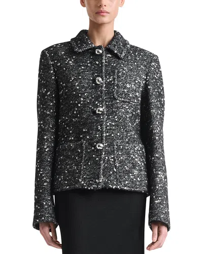 Altuzarra Bart Marled Jacket In Black