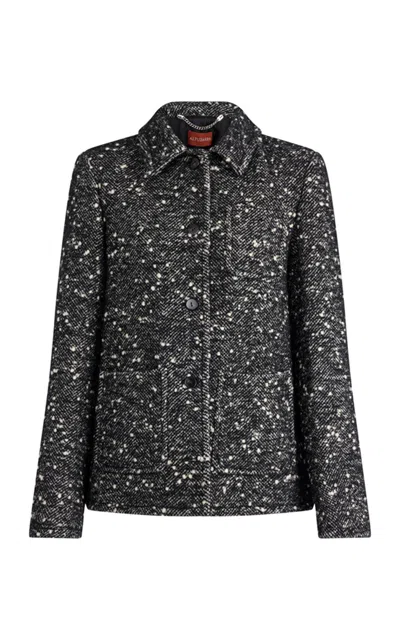 Altuzarra Bart Wool-blend Bouclé Jacket In Black,white