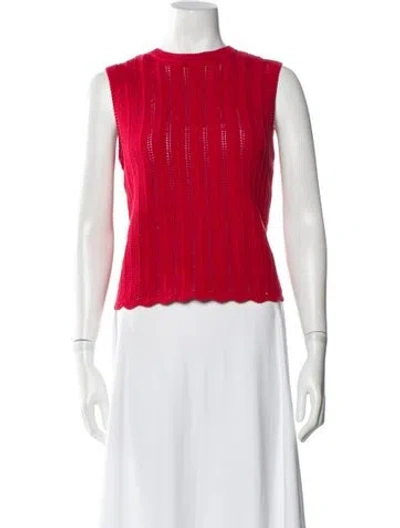 Pre-owned Altuzarra Bateau Neckline Sweater W/ Tags In Red