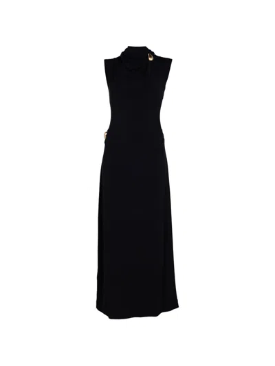 Altuzarra Betsy Cowl-neck Maxi Dress In 블랙