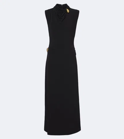 Altuzarra Betsy Embellished Jersey Midi Dress In Black