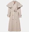 Altuzarra Billie Double-breasted Belted Wool Trench Coat In Beige