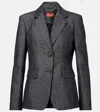 Altuzarra Blazer Fenice Aus Baumwolle Und Seide In Schwarz
