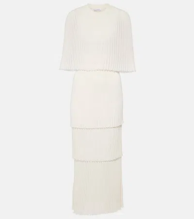 Altuzarra Bridal Aerial Pleated Gown In Ivory