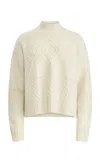 Altuzarra Buchanan Cable-knit Wool-blend Sweater In Neutral