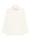 Altuzarra Cable-knit Turtleneck Sweater In White