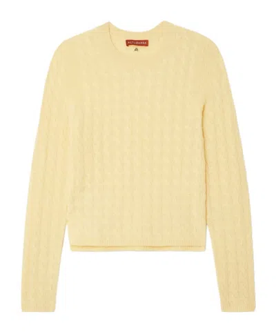 Altuzarra Cable-knit Sweater In Nude