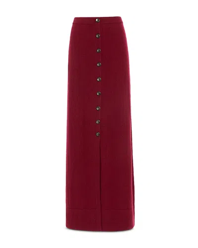 Altuzarra Callahan Cashmere Maxi Skirt In Brown