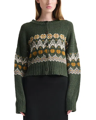 Altuzarra Cammie Cardigan In Green