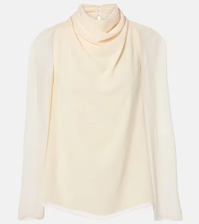 Altuzarra Cara Draped Top In Pink