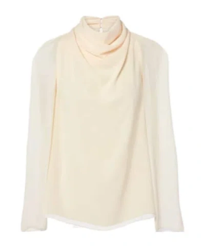 Altuzarra Cara Draped Top In Neutral