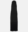 Altuzarra Cash Fringe Hem Midi Dress In Black
