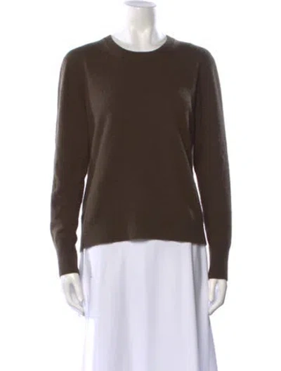 Pre-owned Altuzarra Cashmere Crew Neck Sweater In Brown