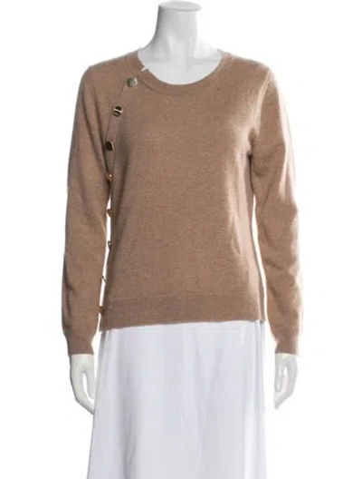 Pre-owned Altuzarra Cashmere Crew Neck Sweater In Brown