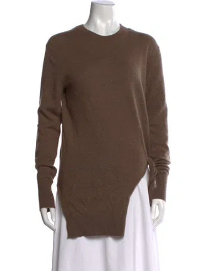 Pre-owned Altuzarra Cashmere Crew Neck Sweater In Brown