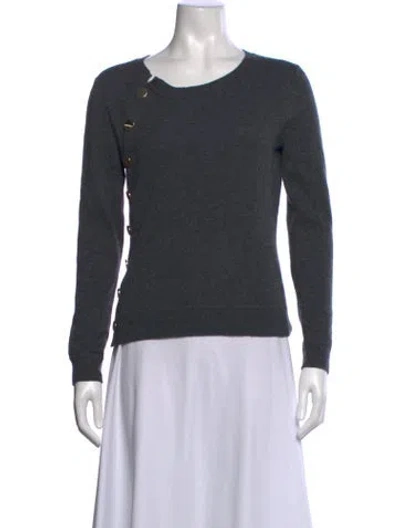 Pre-owned Altuzarra Cashmere Crew Neck Sweater In Gray