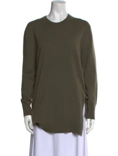 Pre-owned Altuzarra Cashmere Crew Neck Sweater In Green