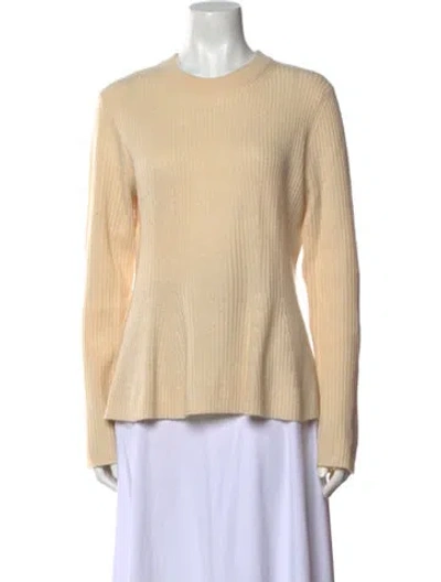 Pre-owned Altuzarra Cashmere Crew Neck Sweater In Neutral