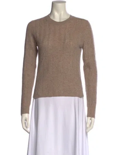 Pre-owned Altuzarra Cashmere Crew Neck Sweater In Neutral