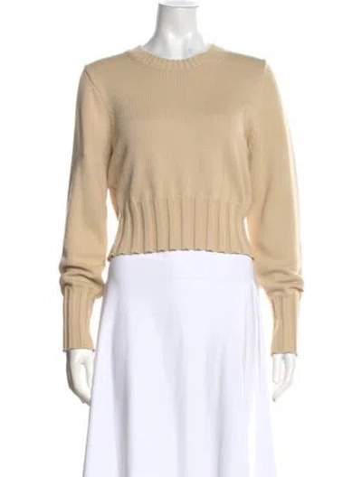 Pre-owned Altuzarra Cashmere Crew Neck Sweater In Neutral