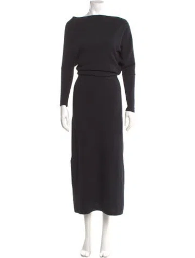 Pre-owned Altuzarra Cashmere Long Dress In Black